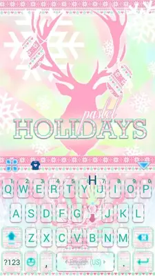 Pastel Holidays Kika Keyboard android App screenshot 3