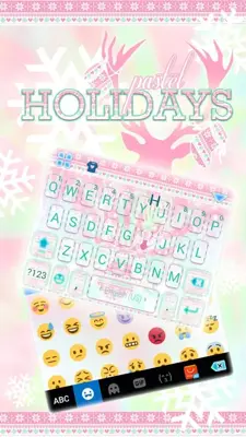 Pastel Holidays Kika Keyboard android App screenshot 4